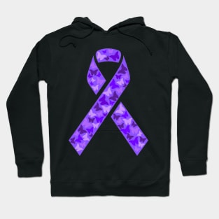 IBD Awareness Ribbon with Butterflies Hoodie